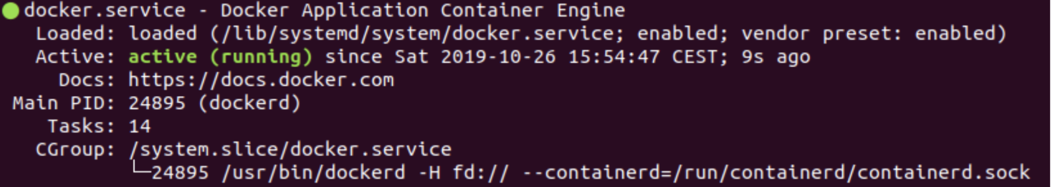 docker service