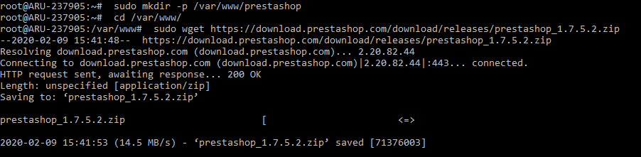 Prestashop downloads